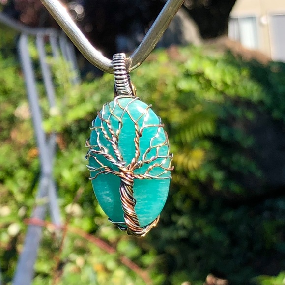 Robin's Nest Jewels Jewelry - GIFTED Tree of life Amazonite pendant